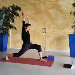 Ligaya Stefanie Grace in an online yoga Coaching
