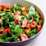Organic veggie salad