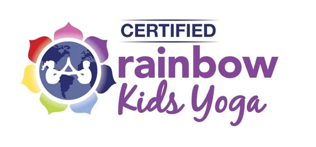 rainbow kids yoga certified Logo