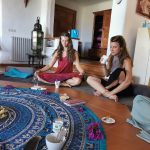 Meditation and drinking cacao